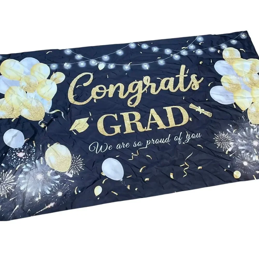 Congrats Graduation Backdrop Banner 71